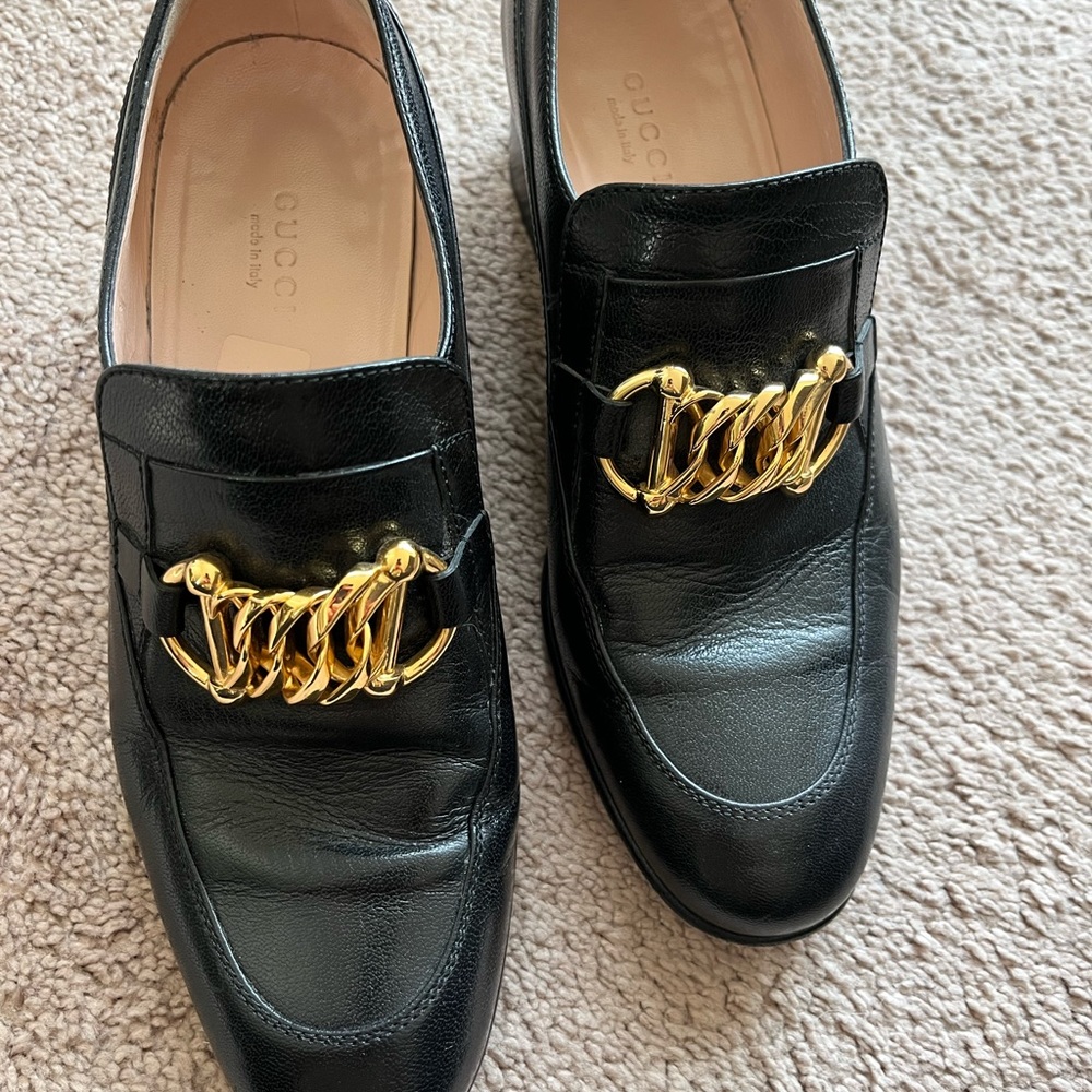 Gucci, Heeled Loafers, black, size 37 - Picture 5 of 11